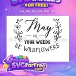 Free Inspirational Text Free Floral Accent Christmas Designs Quotes Free SVG - Instant Download