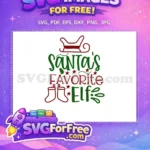 Free Sleigh Free Elf Christmas Designs Quotes Free SVG - Instant Download