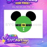 Free Mickey Elf Costume Free Green Belt Buckle Christmas Free SVG - Instant Download