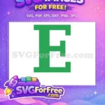 Free Green Blocky L Free Christmas Luigi Super Mario Free SVG - Instant Download
