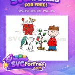 Free Red Jacket Charlie Brown Free Snoopy Elf Hat Peanuts Christmas Free SVG - Instant Download