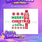 Free Nutcracker Soldier Red Uniform Free Merry Christmas 2018 Christmas Free SVG - Instant Download