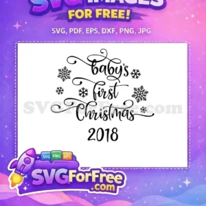 Free design of a stylish black snowflake with a delicate script perfect for Christmas-themed projects.