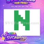 Free Green Pixel Free Christmas One Holiday Free SVG - Instant Download