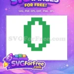 Free Green Pixelated Pipe Free Holiday Gaming Theme Super Mario Christmas Free SVG - Instant Download