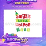 Free Elf Hat Free Helper Text Christmas Gifts Free SVG - Instant Download