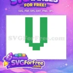 Free Green One Free White Design Christmas Free SVG - Instant Download