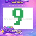 Free Green Luigi Festive Free Jolly Holiday Luigi Christmas Free SVG - Instant Download