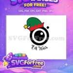 Free Elf Hat Star Free Christmas Eye Elf Watch Free SVG - Instant Download