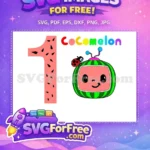 Free Watermelon One Free Ladybug TV Cocomelon Movie Free SVG - Instant Download