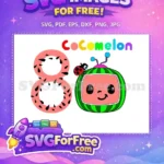Free Happy Watermelon Free Ladybug Eight Cocomelon Movie Free SVG - Instant Download