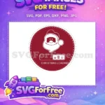 Free Santa Loading Free Gifts Maroon Christmas Quotes Free SVG - Instant Download