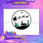 Free Santa Reindeer Free Church Pines Christmas Quotes Free SVG - Instant Download