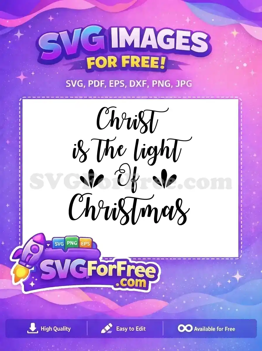 Free elegant script with decorative leaves design, ideal for Christmas quotes and festive decorations.