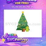 Free Green Christmas Tree Free Ornaments Gifts Christmas Quotes Free SVG - Instant Download