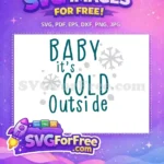 Free Teal Text Free Gray Snowflakes Christmas Quotes Free SVG - Instant Download