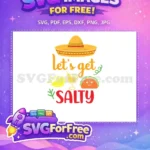 Free Sombrero Free Smiling Taco Cinco de Mayo Quotes Free SVG - Instant Download