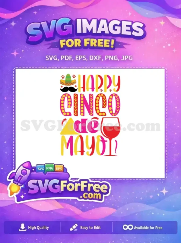 Free Sombrero Free Wine Cinco de Mayo Quotes Free SVG