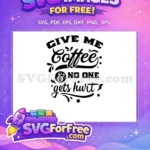 Free Coffee Demand Free Funny Warning Humor Design Free SVG - Instant Download