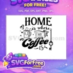 Free Smiling Coffee Cup Free Home Quote Key Coffee Theme Free SVG - Instant Download