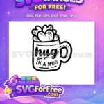 Free Warm Hugs Free Coffee Cup Coffee SVG Free SVG - Instant Download