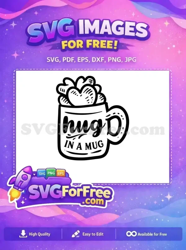Free Warm Hugs Free Coffee Cup Coffee SVG Free SVG