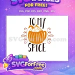Free Orange Pumpkin Mug Free Whipped Cream Brown Text Coffee Free SVG - Instant Download