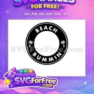 Free Black White Palm Trees Free Beach Bummin' Coffee Lover Free SVG