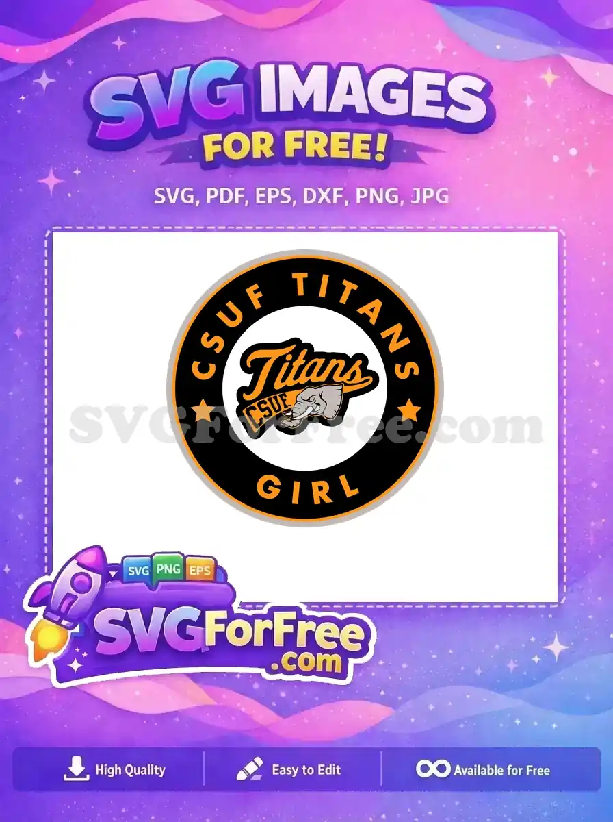 Free Angry Elephant Free Orange-Black Titans-Girl Free Coffee SVG