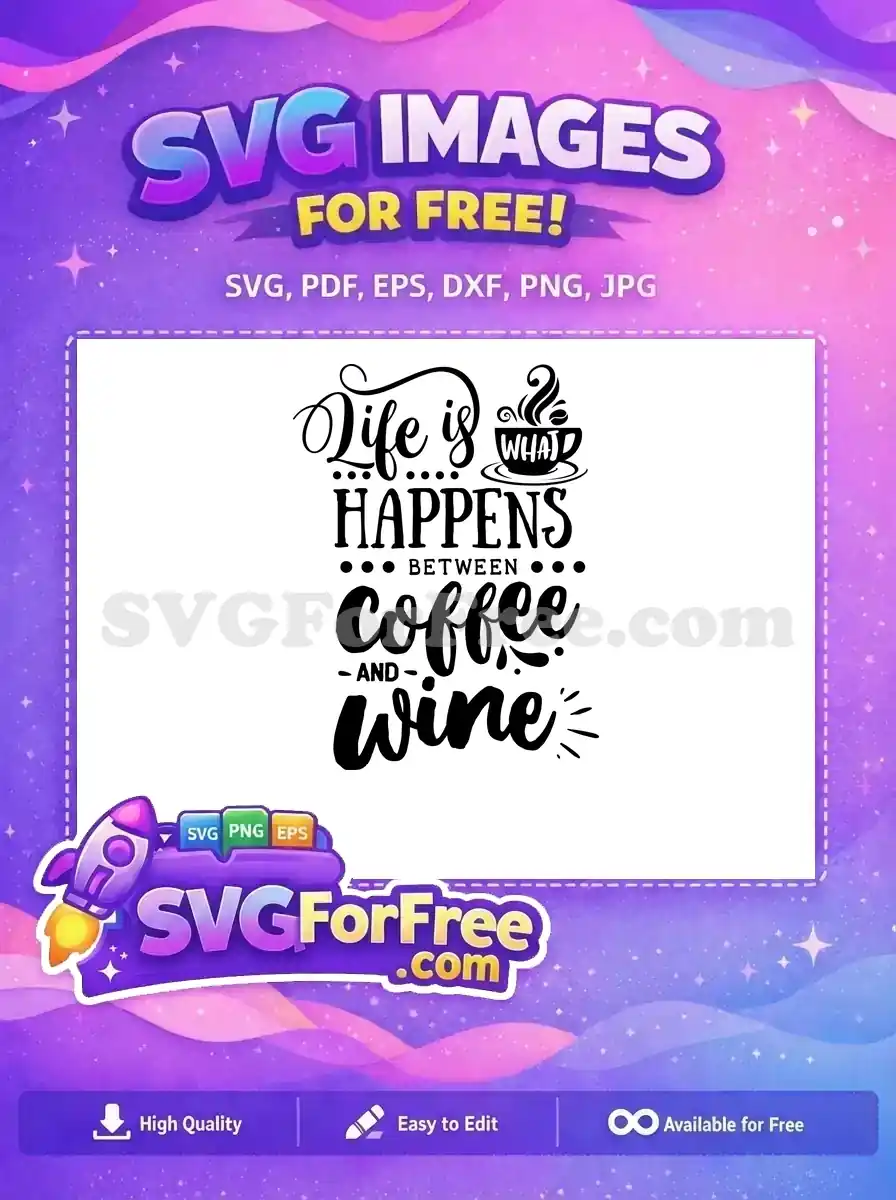 Free Steaming Coffee Cup Free Script Font Coffee Quotes Silhouette Free SVG