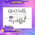 Free Coffee Quote Free Cup Beans Coffee Lover Free SVG - Instant Download