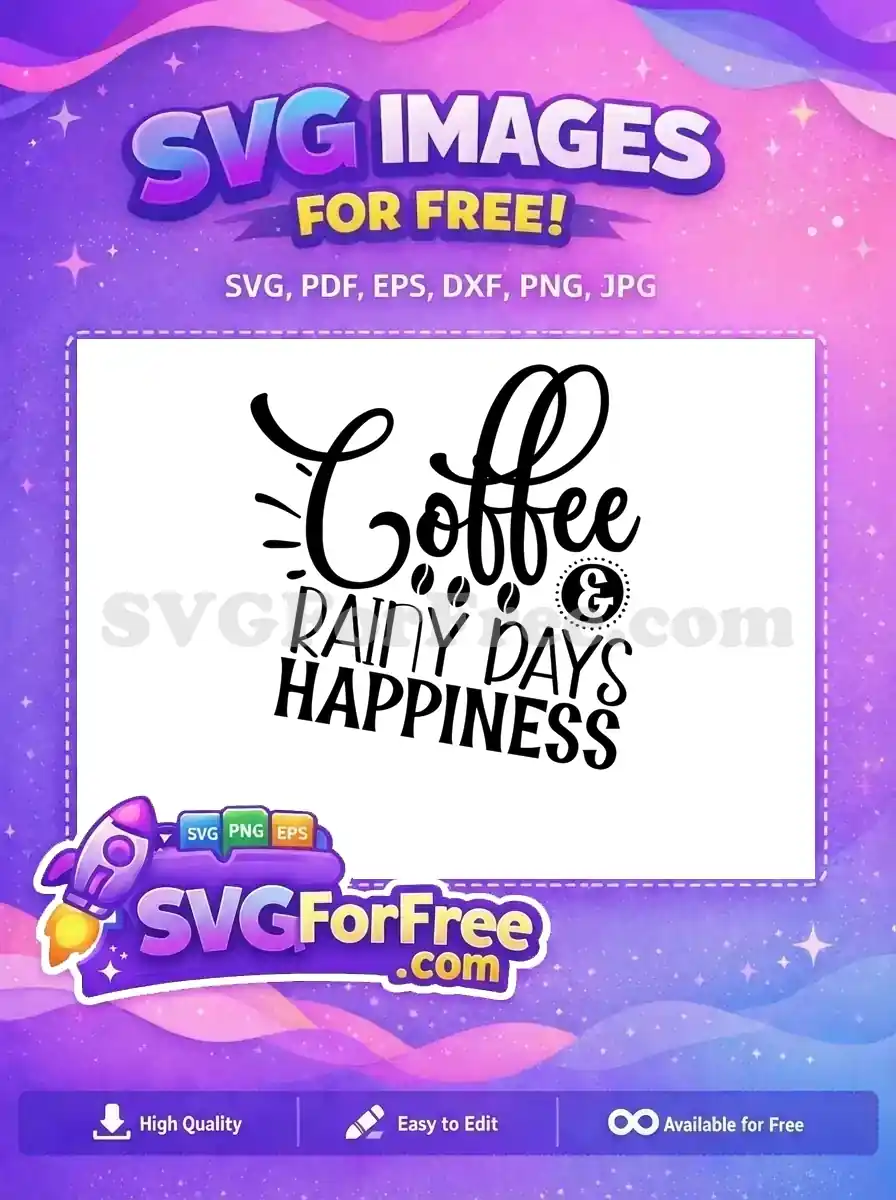 Free Script Coffee Free Happiness Coffee Quotes Silhouette Free SVG