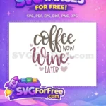 Free Coffee Free Hearts Coffee Quotes Silhouette Free SVG - Instant Download
