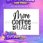 Free Quote Free Cups Coffee Quotes Silhouette Free SVG - Instant Download