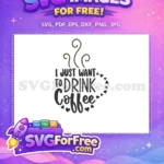 Free Steaming Coffee Free Heart Accents Coffee Quotes Silhouette Free SVG - Instant Download