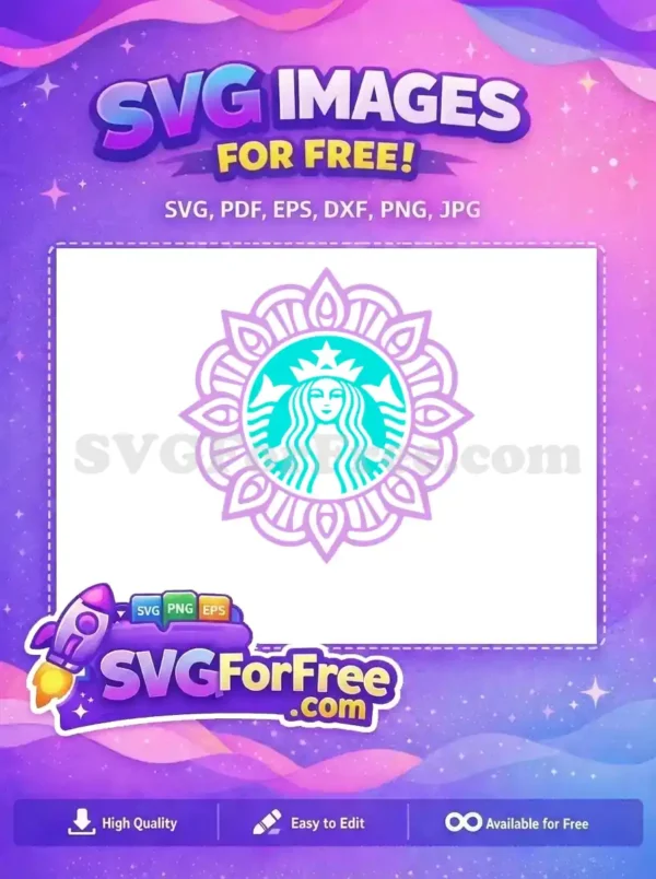Free Turquoise Siren Serene Expression Free Lavender Mandala Starbucks Coffee Free SVG Free Turquoise Siren Serene Expression Free Lavender Mandala Starbucks Coffee Free SVG