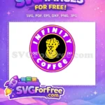 Free Yellow Gauntlet Free Infinity Coffee Logo Thanos Marvel Free SVG - Instant Download