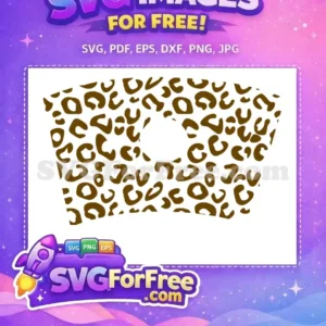 Free Brown Leopard Print Free Coffee Cup Sleeve Coffee Free SVG Free Brown Leopard Print Free Coffee Cup Sleeve Coffee Free SVG