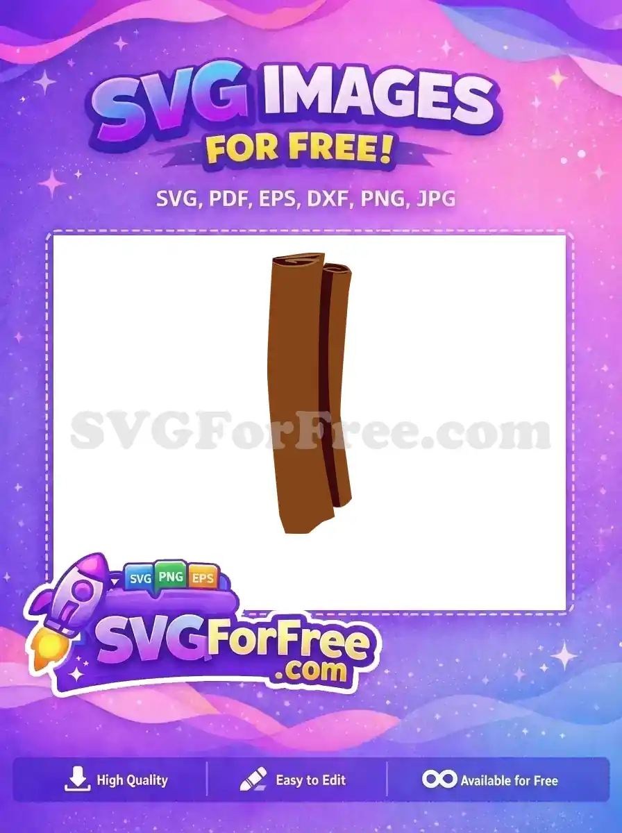 Free Rolled Brown Cinnamon Free Earthy Coffee Decor Coffee Shop Decoration Free SVG