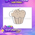 Free Frosted Free Cherry Coffee Shop Decoration Free SVG - Instant Download