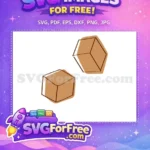 Free Two Brown Free Sugar Cubes Coffee Decor Free SVG - Instant Download