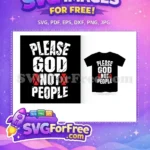 Free White Distressed Quote Free Red Accents Slogan Free SVG - Instant Download