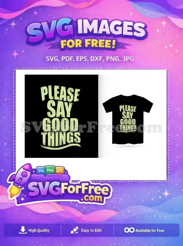 Free Distressed Green Text Free Positive Slogan Typography Quote Free SVG