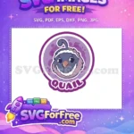 Free Happy Quail Free Cute Colorful Animal Icon Free SVG - Instant Download
