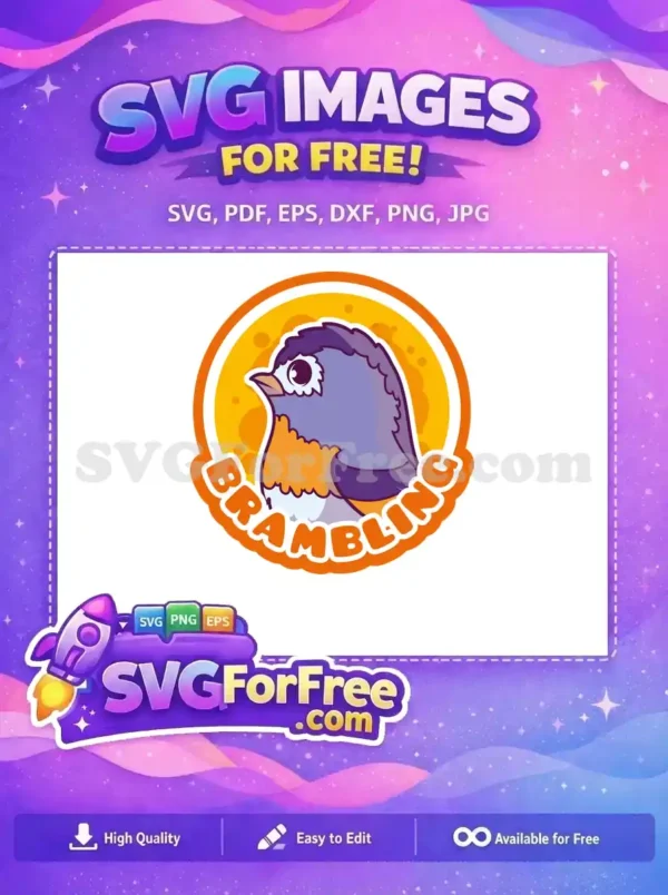 Free Purple Brambling Free Orange Bird Colorful Icon Free SVG Free Purple Brambling Free Orange Bird Colorful Icon Free SVG