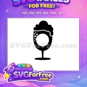Free Black Beer Glass Free Frothy Foam Bubbles Beer Drink Free SVG