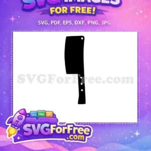 Free Black Cleaver Free Butcher Knife Cooking Quotes Free SVG