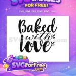 Free Black Script Font Free Heart Accent Love Message Cooking Quotes Free SVG - Instant Download