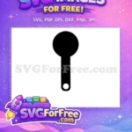 Free Black Spatula Free Baking Tool Cooking Quotes Free SVG - Instant Download