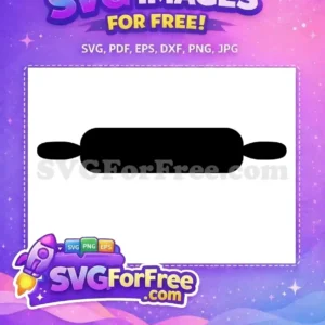 Free Black Rolling Pin Free Baking Tool Kitchen Quotes Free SVG